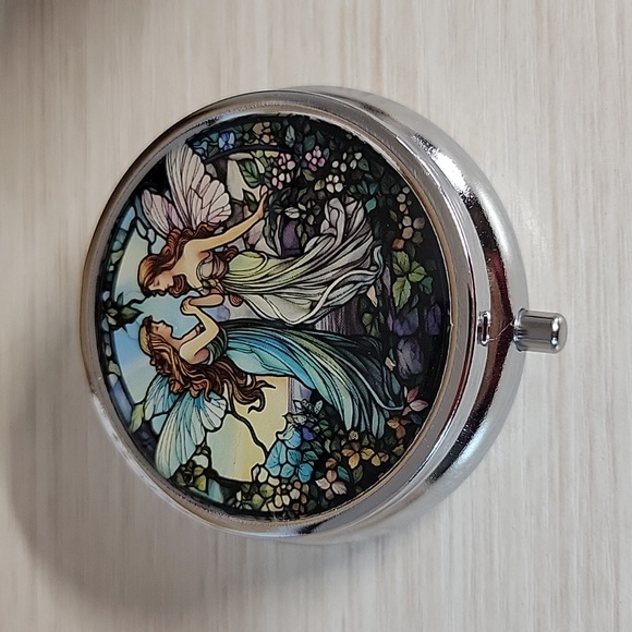 ART DECO FAIRIES HINGED TRINKET BOX - Picture 3 of 5